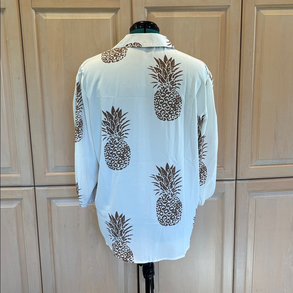 Pineapple Patterned Shirt - image 3
